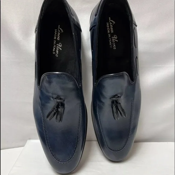 Linea Uomo | Shoes | Linea Uomo Mens Tassel Dress Shoe Navy  display picture 1